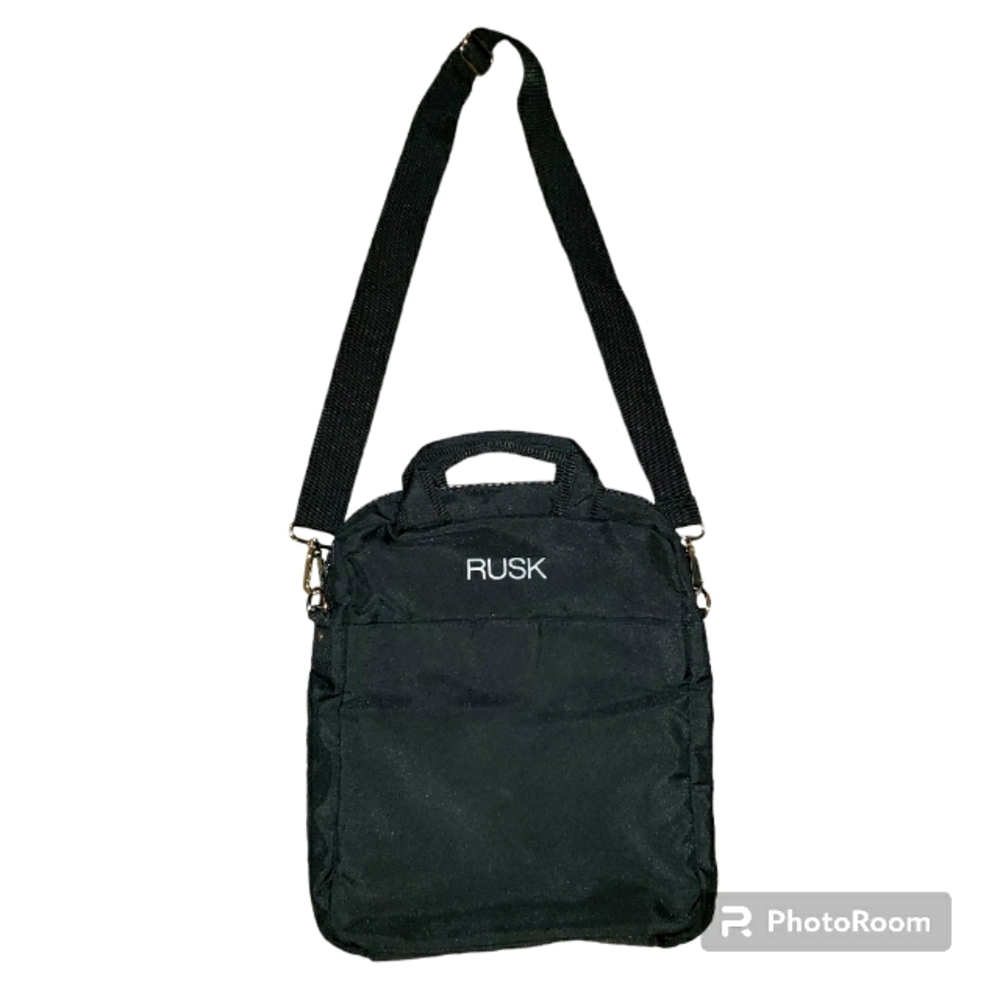 Vintage Black with Silver Hardware Rusk Shoulder Bag
